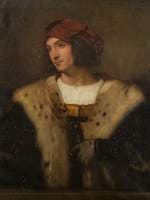 Man with a Red Hat (copy after Titian)