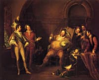 Falstaff and Prince Hal (A Scene from Henry IV, Part I, Act II, Scene IV)