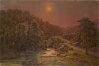 Sunset in the Mountains