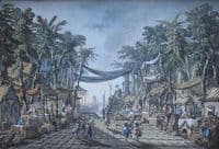 Market Scene in an Imaginary Oriental Port