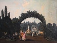 Vue des jardins de Benfica