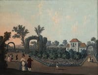 Vue des jardins de Benfica