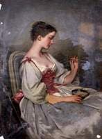 Portrait of a Woman with a Bowl