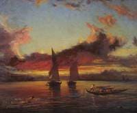 Sunset on the Lagoon