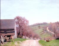 A Spring Day of Grassy Hill