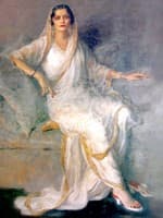 Maharani Indira Devi of Baroda and Cooch Behar
