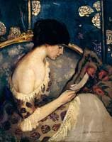 Girl on a couch
