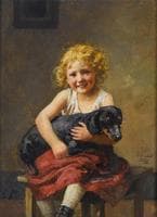 Girl with a Dog