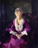 Mrs. T. in Wine Silk