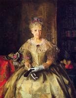Mrs. T. in Cream Silk, No 1