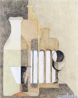 Purist Still Life with Two Glasses