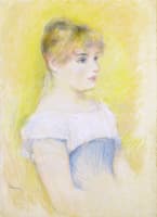 Girl in a Blue Corset