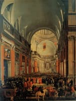 Urban VIII Visiting Il Gesù during the Centenary Celebrations of the Jesuit Order