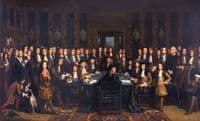 The signing of the Peace between France and Spain