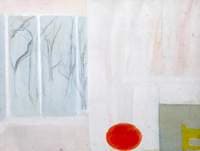 Pink Interior, Trees through Window