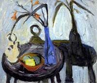 Still Life with a Blue Vase