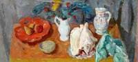 Still Life with Green Cloth