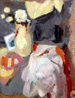 Still Life with Lemon Jug and White Flowers