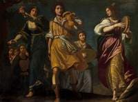 The Israelites Celebrating David's Triumph over Goliath