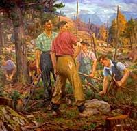 Clearing the Hillside, Aviemore
