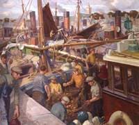 Steam Drifters Preparing for Sea