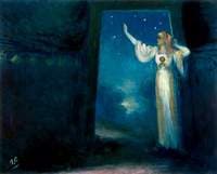 Deirdre at the Door of Her Dun
