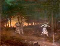 Girls in a Wood