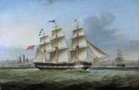The Ship 'Sir Walter Scott' Arriving in New York, 1832