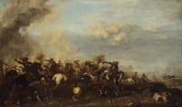 Battle Scene:  Clash of Riders