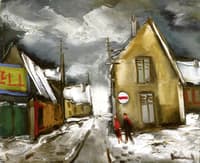 Village in the Snow
