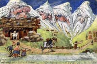 Valais Mountain Gianga: Wide Horn and Company