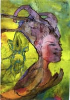 Horned Purple Figure