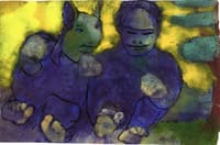 Two Blue-Green Chimeras