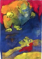 Ancient Bear Spirit over Sleeping King