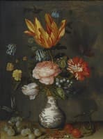 Flowers in a Wan-Li Vase
