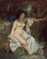 Bather Sleeping by a Brook