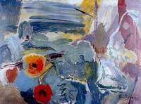 Poppies, Open Window on the Downs