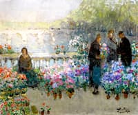 Quay with Flowers