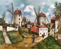 The Old Mills of Montmartre and the Debray Farm