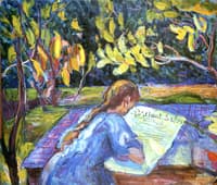 Reading in the Garden