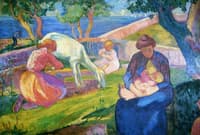 Country Scene - The Ages of Life
