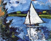 White Sailboat at Chatou