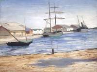 Tidal River with Boats