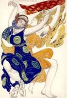 Costume designs for Alexander Tcherepnin's Narcisse