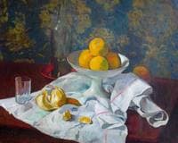 Nature morte à l'orange