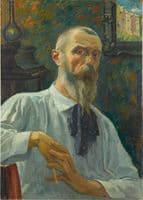 Homme à la chemise bleue