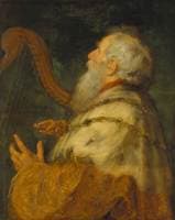 King David Playing the Harp