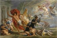 Apollo and Diana Kill the Children of Niobe