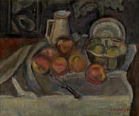 Still Life with Fruits and a Jar