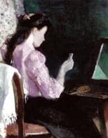 Jeune femme à la toilette
